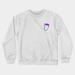 PURPLE EYES / CUP Crewneck Sweatshirt